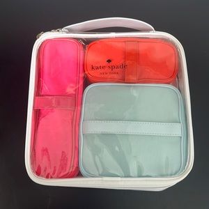 Kate Spade Makeup carrier with packing cubes